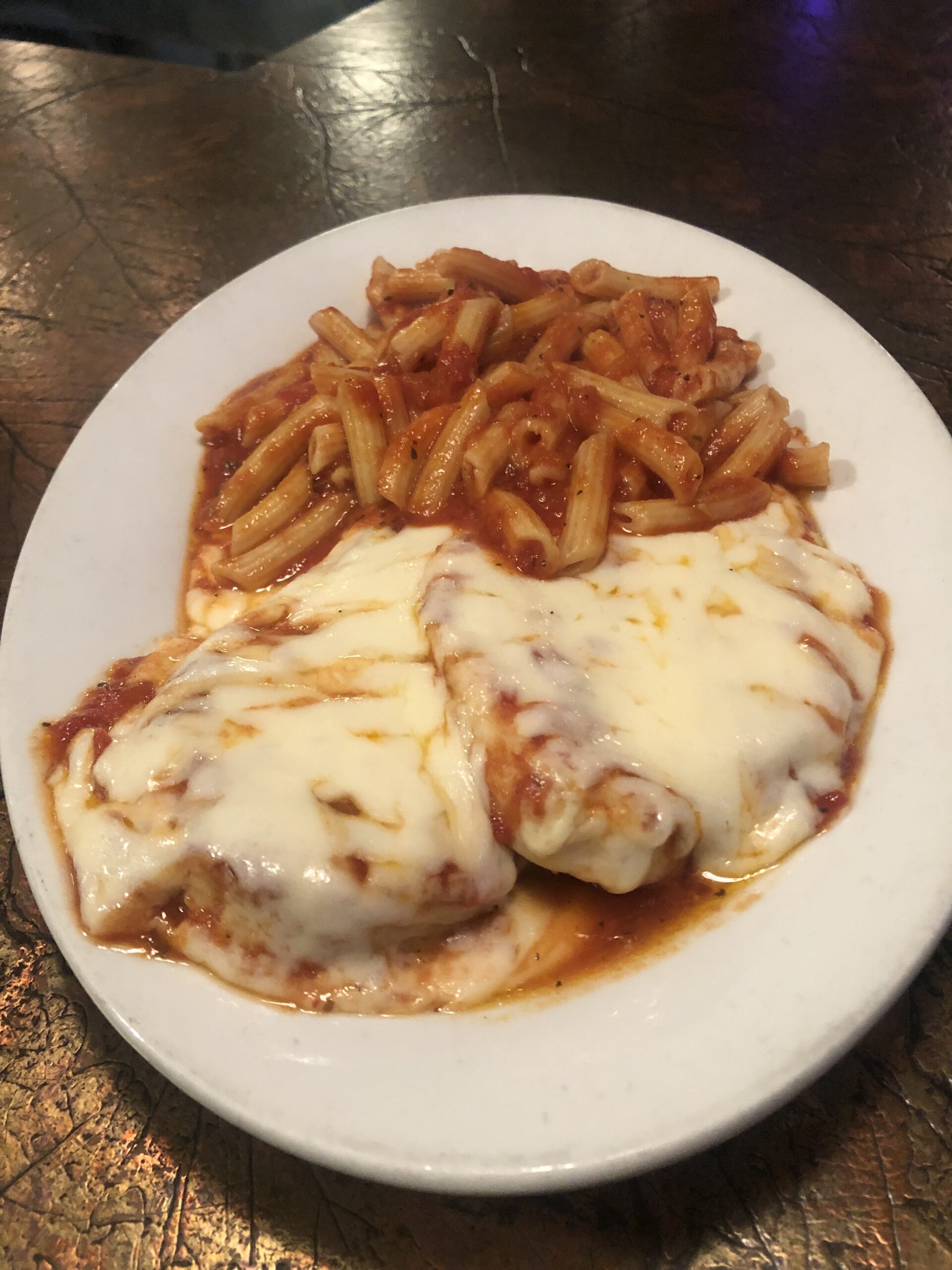 GlutenFree Chicken Parmigiana Luigis Pizza of Menasha